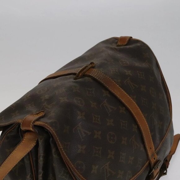 LOUIS VUITTON Monogram Saumur 35 Shoulder Bag M42254 LV Auth 108141 - Picture 6 of 16
